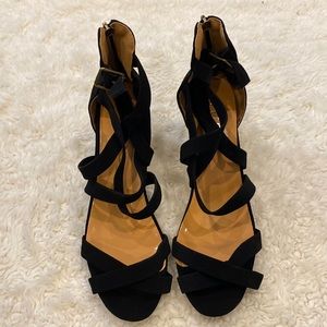 New Black sandals shoes - Sz. 38